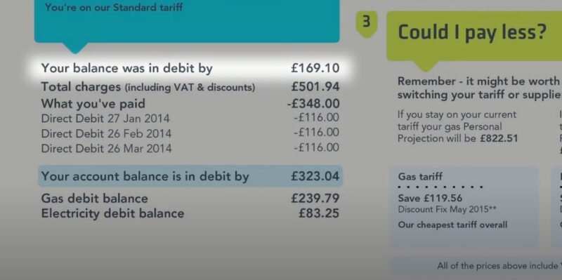 What it Means when my Bill is in debit